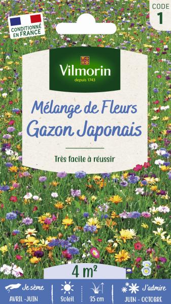 7 jours, pousse rapide - Gazon 7 jours - 3 kg + Gazon Japonais - 4 m² - Mélange de fleurs - MEDIA_EN_SITUATION_1